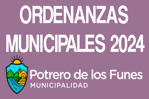 Ordenanzas Municipales 2024